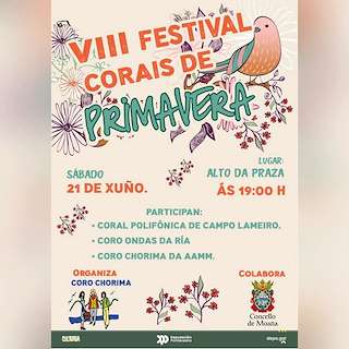 Fechas, información, programa, cartel, imágenes, mapa y ubicación de VIII Festival de Corais de Primavera  en  Moaña