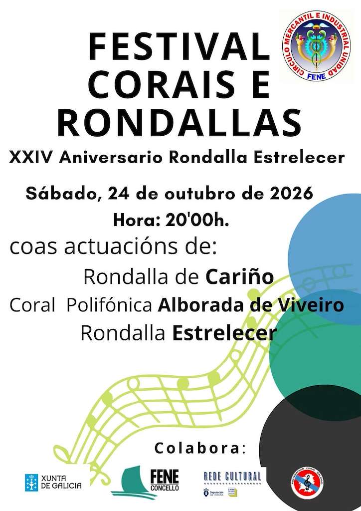 Festival de Corais e Rondallas (2026) en Fene