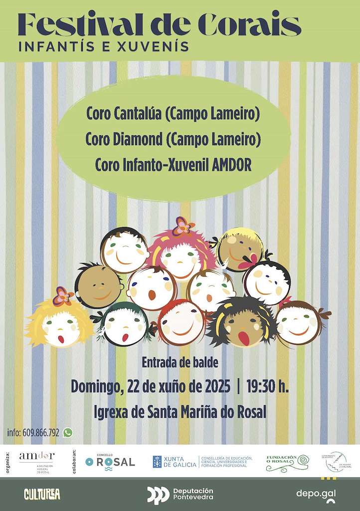 Festival de Corais Infantís e Xuvenís  en O Rosal