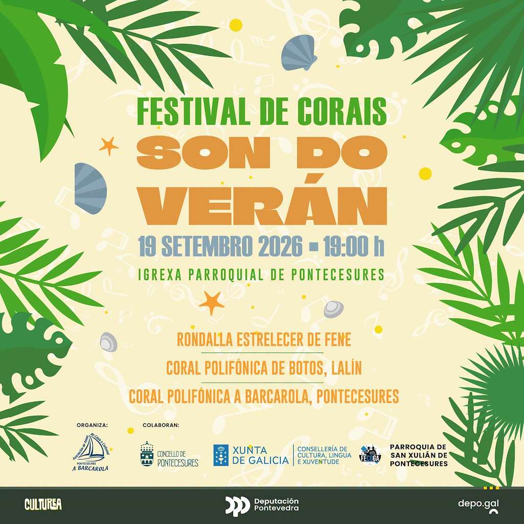 Festival de Corais Son do Verán  (2026) en Pontecesures