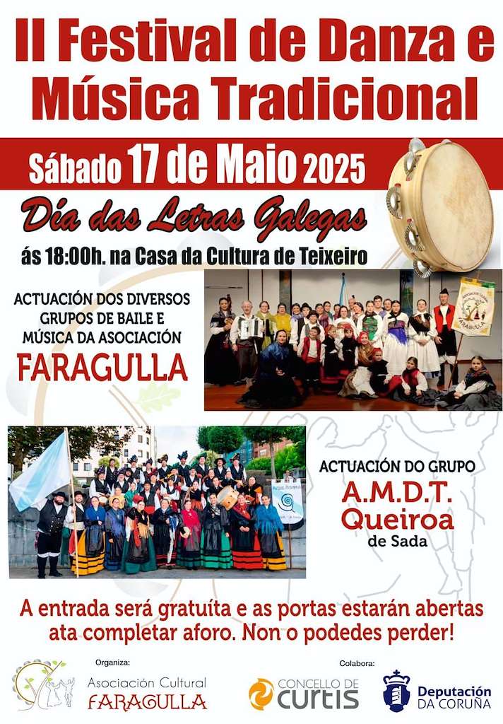 II Festival de Danza e Música Tradicional  (2025) en Curtis