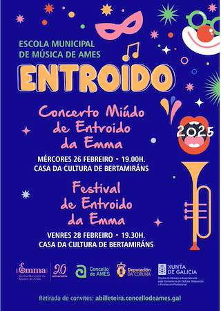 Fechas, información, programa, cartel, imágenes, mapa y ubicación de Festival de Entroido  en  Ames
