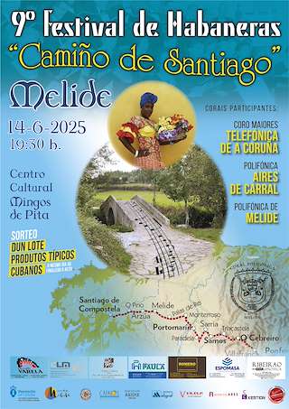 Fechas, información, programa, cartel, imágenes, mapa y ubicación de IX Festival de Habaneras Camiño de Santiago  en  Melide