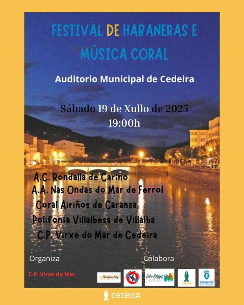 Festival de Habaneras e Música Coral (2025) en Cedeira