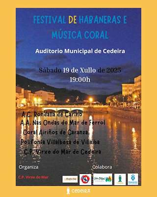 Fechas, información, programa, cartel, imágenes, mapa y ubicación de Festival de Habaneras e Música Coral  en  Cedeira