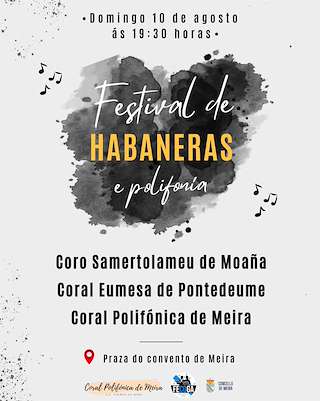 Fechas, información, programa, cartel, imágenes, mapa y ubicación de Festival de Habaneras e Polifonía  en  Meira