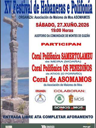 Fechas, información, programa, cartel, imágenes, mapa y ubicación de XV Festival de Habaneras e Polifonía  (2026)  en  Mos