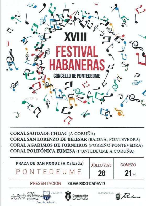 XVIII Festival de Habaneras en Pontedeume