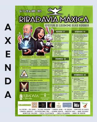 Fechas, información, programa, cartel, imágenes, mapa y ubicación de IV Festival de Ilusionismo - Ribadavia Máxica