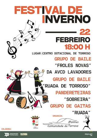 Fechas, información, programa, cartel, imágenes, mapa y ubicación de Festival de Inverno de Torroso   en  Mos