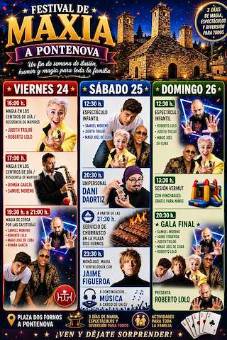 Fechas, información, programa, cartel, imágenes, mapa y ubicación de Festival de Maxia (2026)  en  A Pontenova