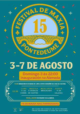 Fechas, información, programa, cartel, imágenes, mapa y ubicación de XV Festival de Maxia  en  Pontedeume