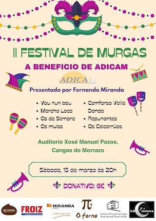 Fechas, información, programa, cartel, imágenes, mapa y ubicación de II Festival de Murgas  en  Cangas