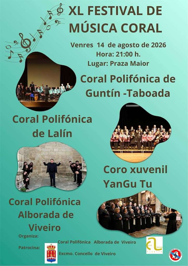XL Festival de Música Coral en Viveiro