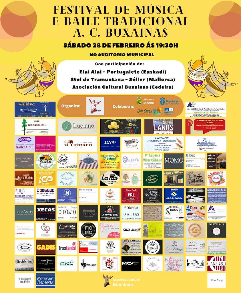 Festival de Música e Baile Tradicional A.C. Buxainas en Cedeira