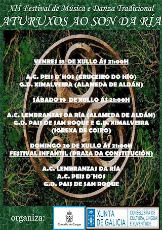 Fechas, información, programa, cartel, imágenes, mapa y ubicación de XII Festival de Música e Danza Tradicional  en  Cangas