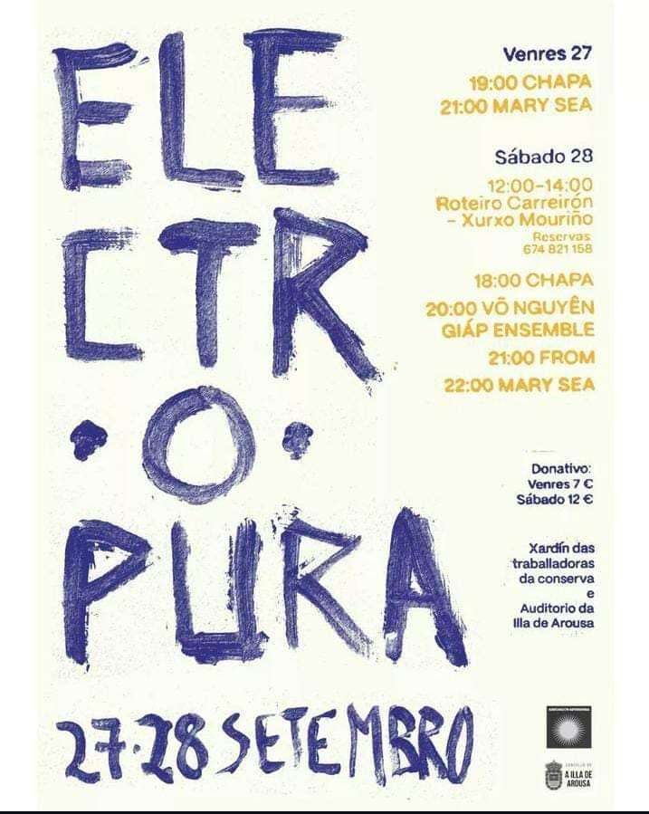 Festival de Música Electrónica Electr.o.pura en Illa de Arousa