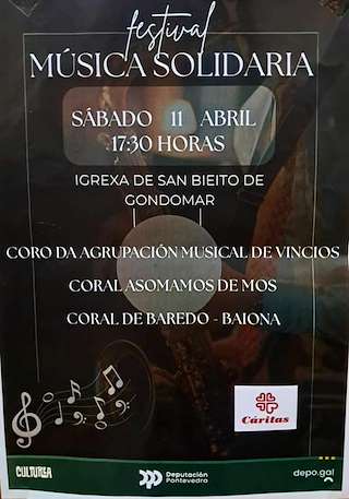 Fechas, información, programa, cartel, imágenes, mapa y ubicación de Festival de Música Solidaria  (2026)  en  Gondomar