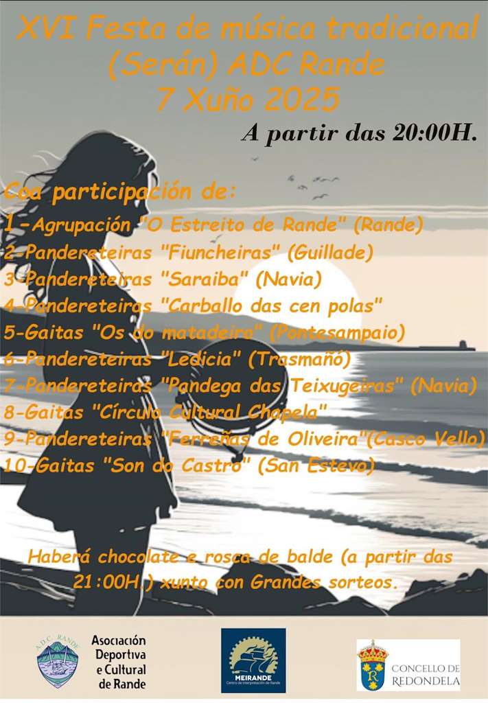 XVI Festival de Música Tradicional da A.D.C. Rande (2025) en Redondela