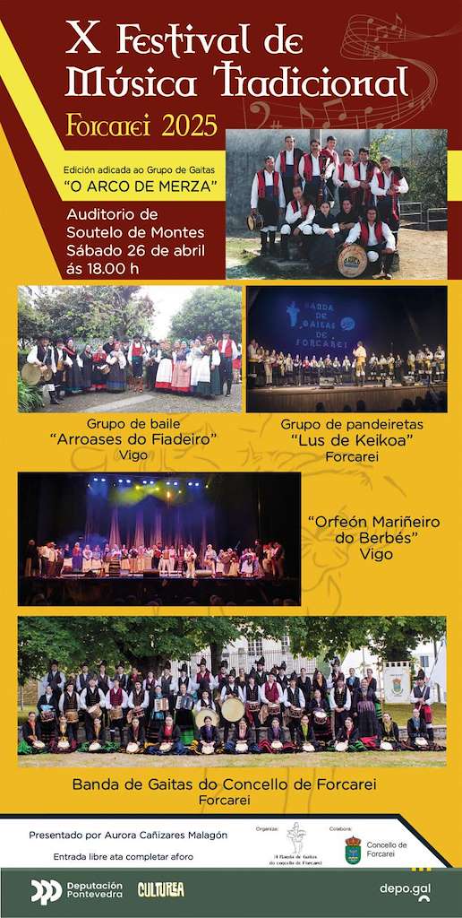 X Festival de Música Tradicional (2025) en Forcarei