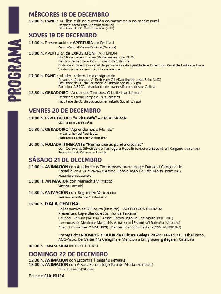 XIX Festival de Música Tradicional Rebulir en Ramirás