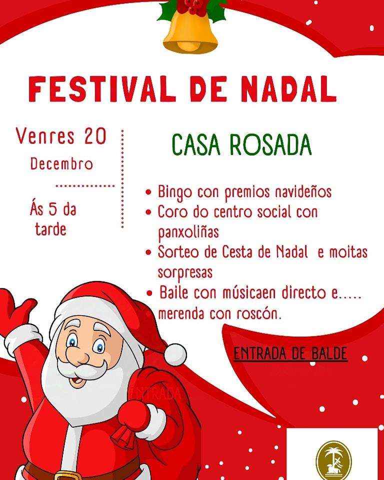 Festival de Nadal da Casa Rosada en Poio