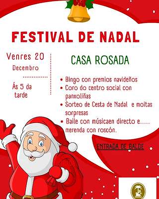 Fechas, información, programa, cartel, imágenes, mapa y ubicación de Festival de Nadal da Casa Rosada  en  Poio