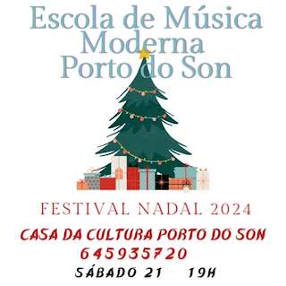 Fechas, información, programa, cartel, imágenes, mapa y ubicación de Festival de Nadal da Escola de Música Moderna  en  Porto do Son