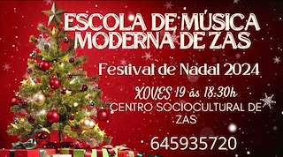 Fechas, información, programa, cartel, imágenes, mapa y ubicación de Festival de Nadal da Escola de Música Moderna  en  Zas