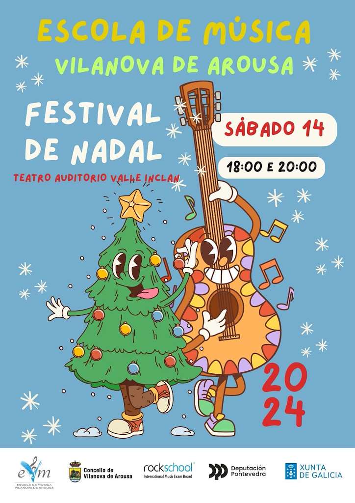 Festival de Nadal da Escola de Música en Vilanova de Arousa