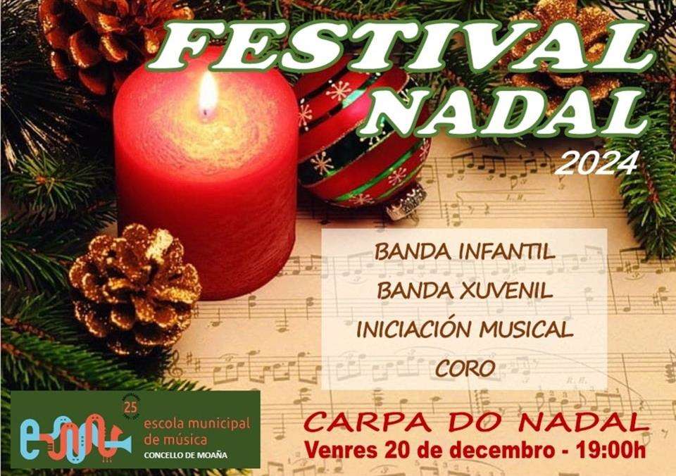 Festival de Nadal da Escola Municipal de Música  en Moaña