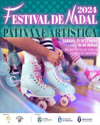 Fechas, información, programa, cartel, imágenes, mapa y ubicación de Festival de Nadal de Patinaxe Artística  en  A Pobra do Caramiñal