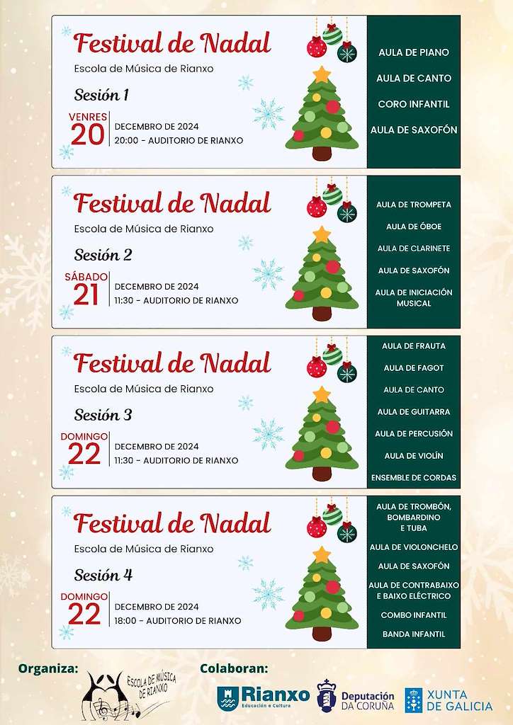 Festival de Nadal en Rianxo