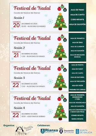 Fechas, información, programa, cartel, imágenes, mapa y ubicación de Festival de Nadal  en  Rianxo