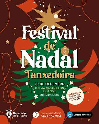 Fechas, información, programa, cartel, imágenes, mapa y ubicación de Festival de Nadal Tanxedoira (2025)  en  A Coruña