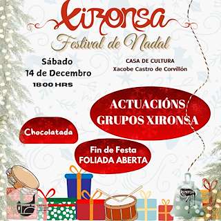 Fechas, información, programa, cartel, imágenes, mapa y ubicación de Festival de Nadal Xironsa  en  Cambados