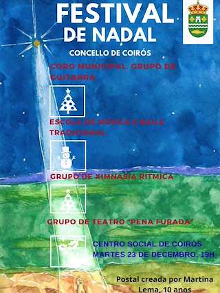 Fechas, información, programa, cartel, imágenes, mapa y ubicación de Festival de Navidad  en  Coirós