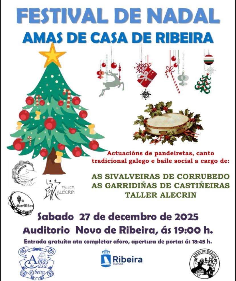 Festival de Navidad de Amas de Casa en Ribeira