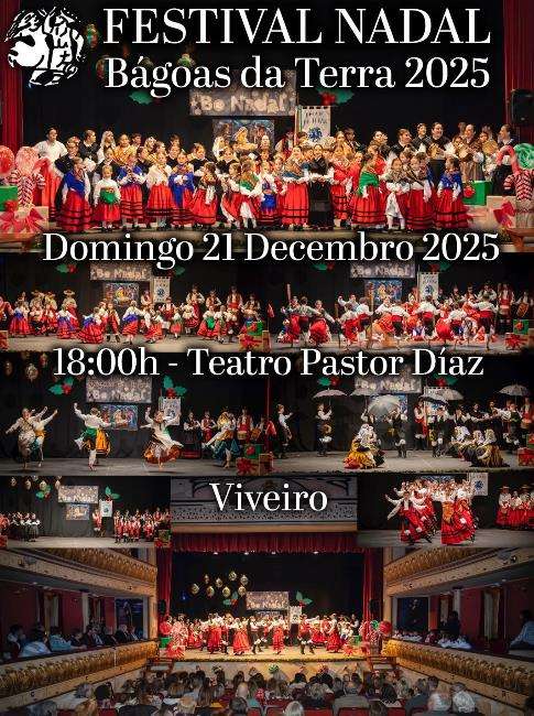 Festival de Navidad de Bágoas da Terra en Viveiro