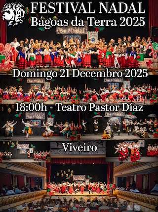 Fechas, información, programa, cartel, imágenes, mapa y ubicación de Festival de Navidad de Bágoas da Terra (2025)  en  Viveiro