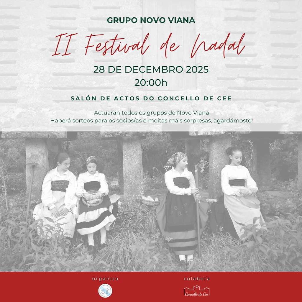 II Festival de Navidad del Nuevo Viana (2025) en Cee