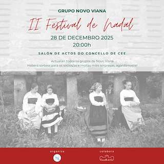 Fechas, información, programa, cartel, imágenes, mapa y ubicación de II Festival de Navidad del Nuevo Viana (2025)  en  Cee