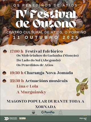 Fechas, información, programa, cartel, imágenes, mapa y ubicación de IV Festival de Outono de Atios (2025)  en  O Porriño