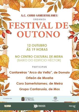 Fechas, información, programa, cartel, imágenes, mapa y ubicación de Festival de Outono (2026)  en  Moaña