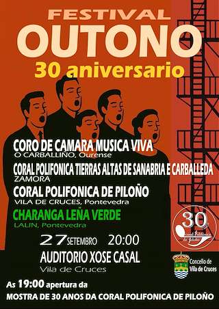 Fechas, información, programa, cartel, imágenes, mapa y ubicación de Festival de Outono  (2025)  en  Vila de Cruces