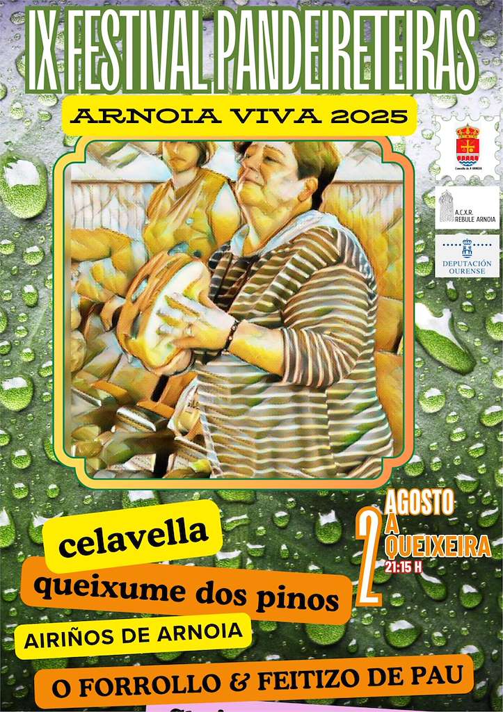 IX Festival de Pandereteiras (2025) en A Arnoia