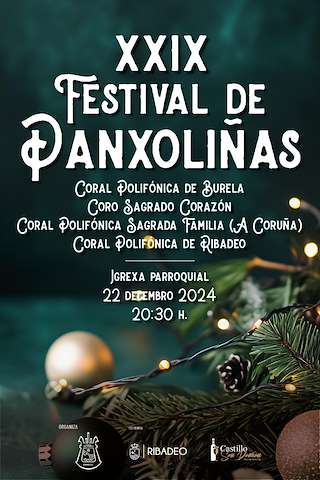 Fechas, información, programa, cartel, imágenes, mapa y ubicación de XXIX Festival de Panxoliñas  en  Ribadeo