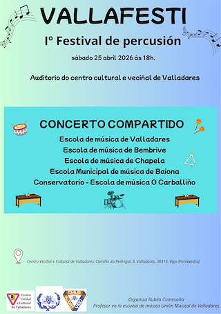 Fechas, información, programa, cartel, imágenes, mapa y ubicación de I Festival de Percusión (2026)  en  Vigo