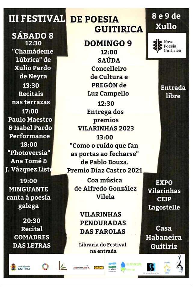 III Festival de Poesía Guitirica en Guitiriz