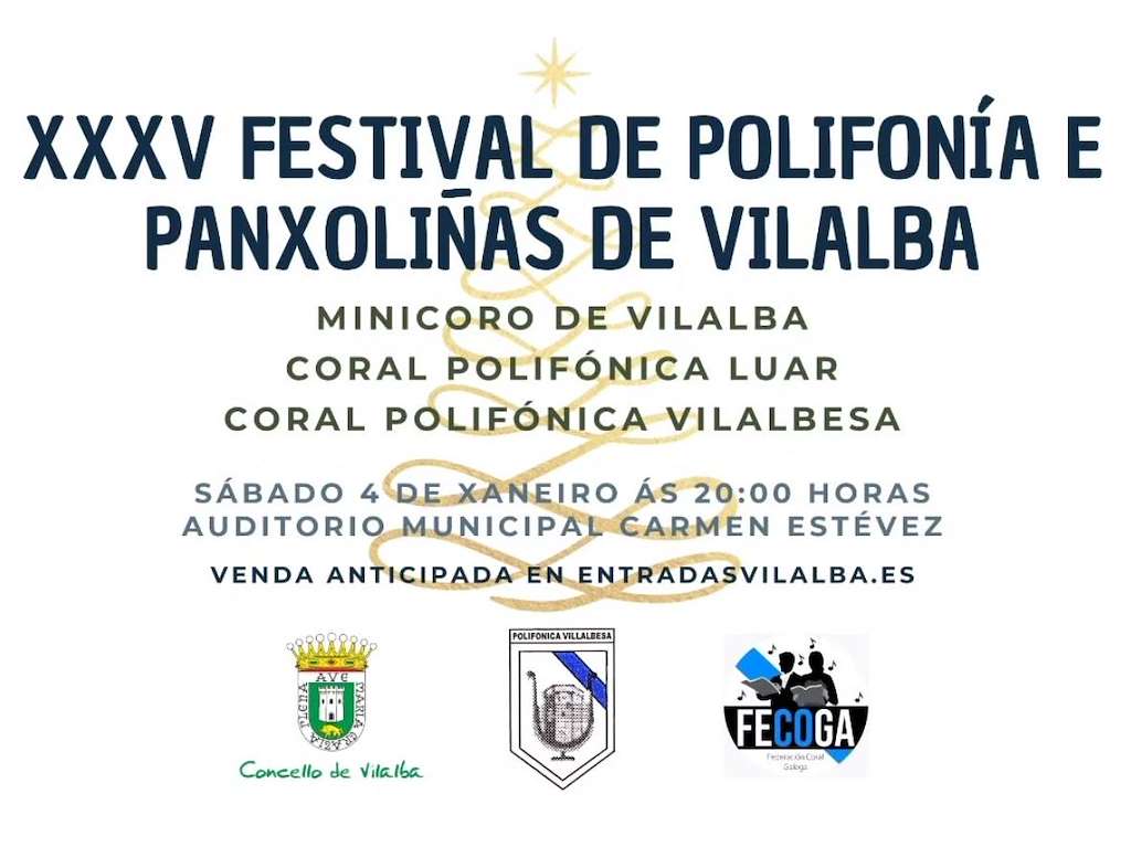 XXXV Festival de Polifonía e Panxoliñas en Vilalba